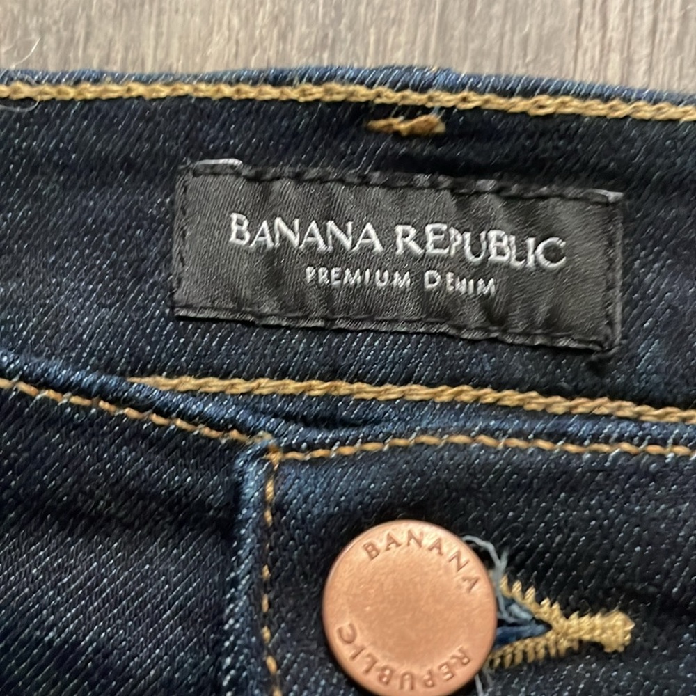 Banana Republic high rise bootcut darkwash denim jeans - Picture 2 of 4